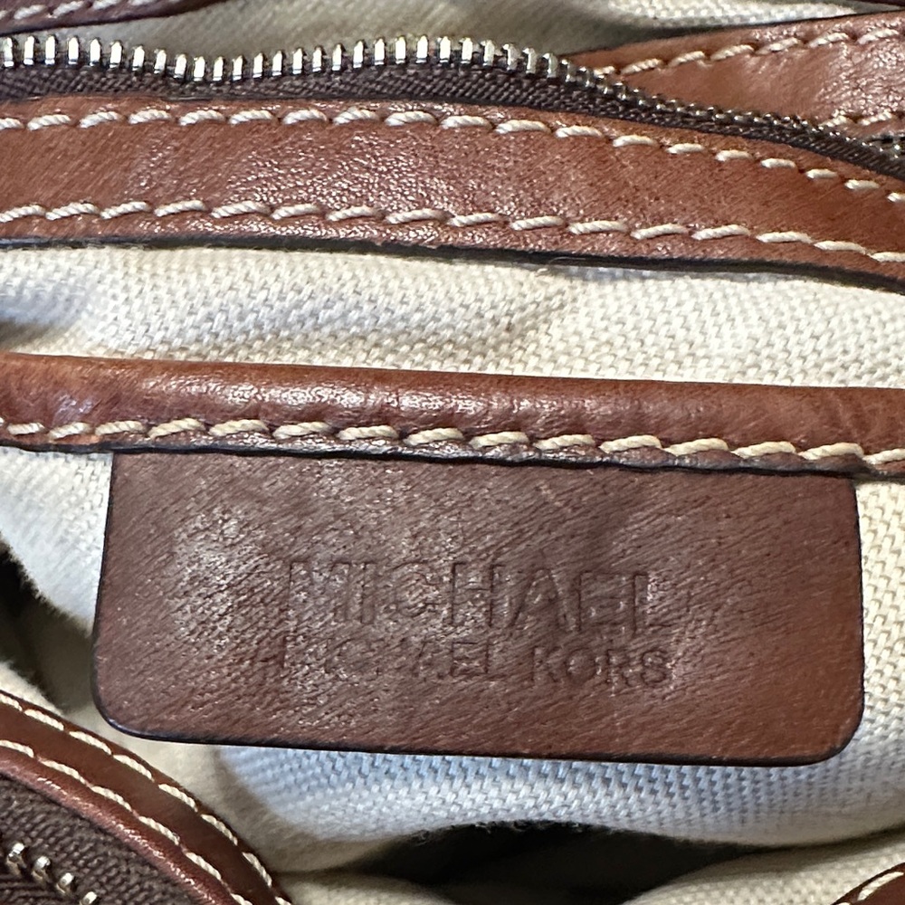 MICHAEL Michael Kors Rich Brown Leather Satchel - Picture 5 of 7